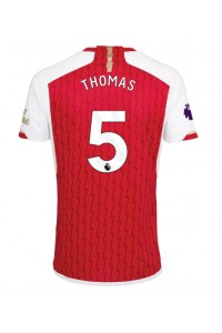 Arsenal Thomas Partey #5 Jalkapallovaatteet Kotipaita 2023-24 Lyhythihainen